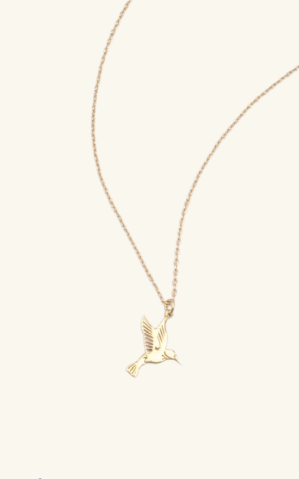 Humming bird necklace