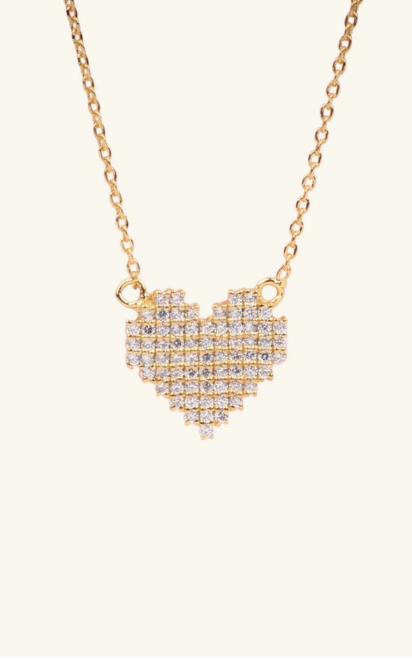 Lego Heart Necklace