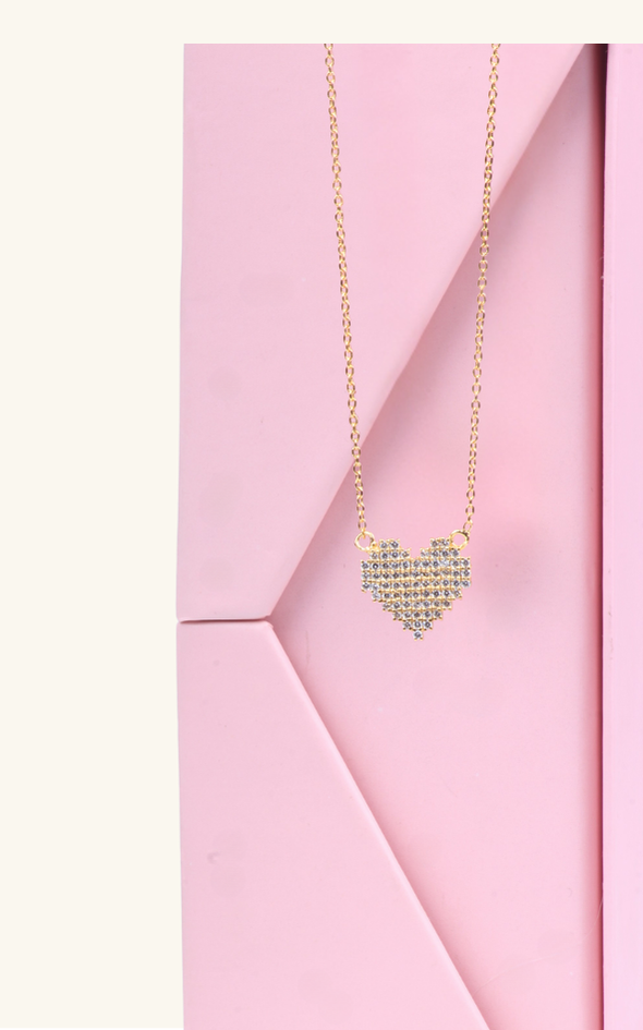 Lego Heart Necklace