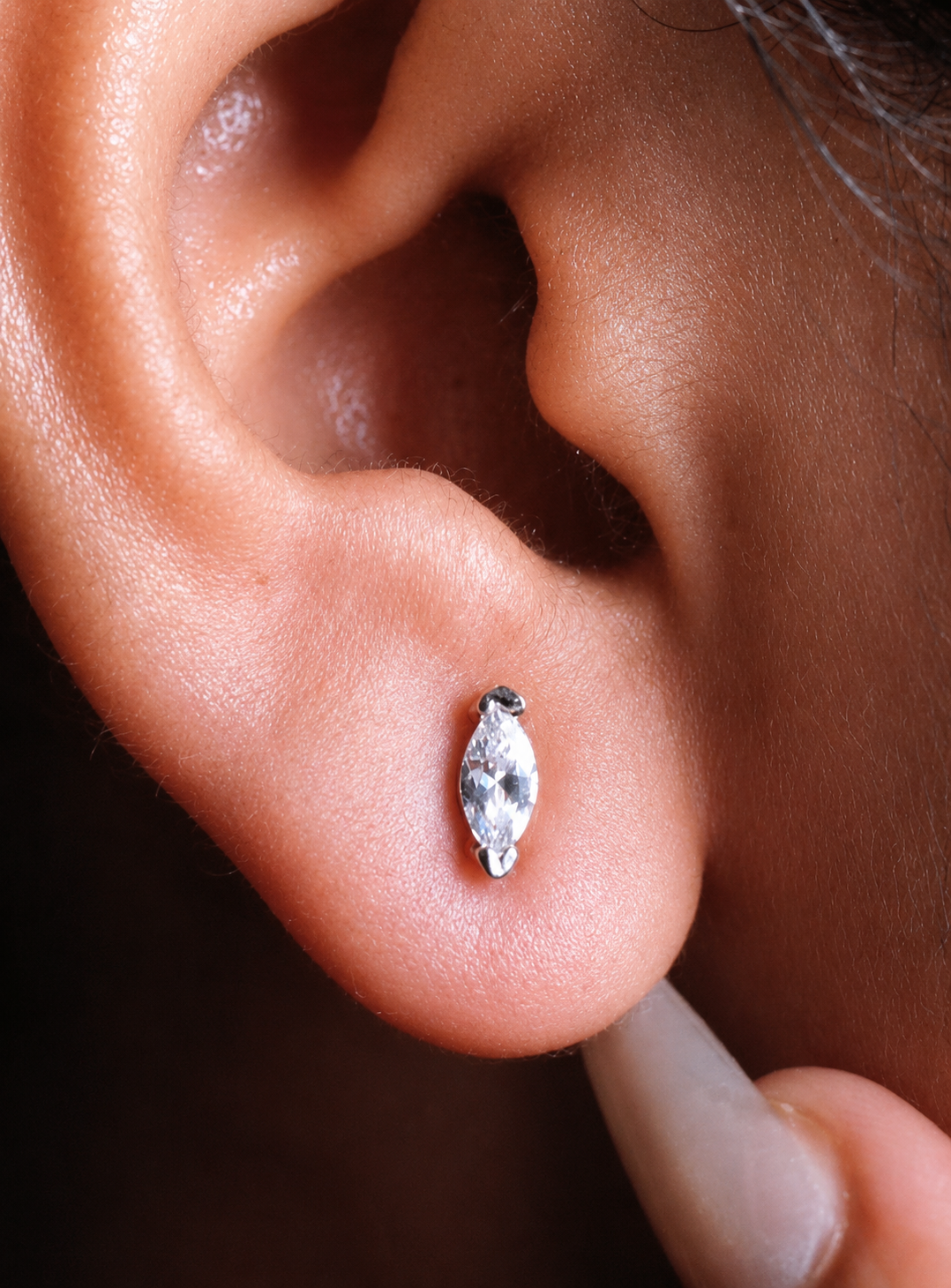 Marquise Stud Earrings