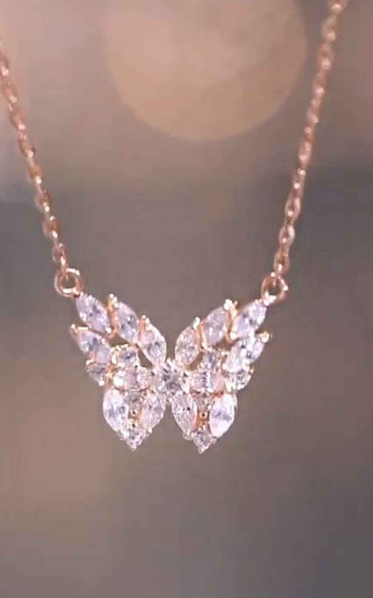 Marquise Butterfly Necklace