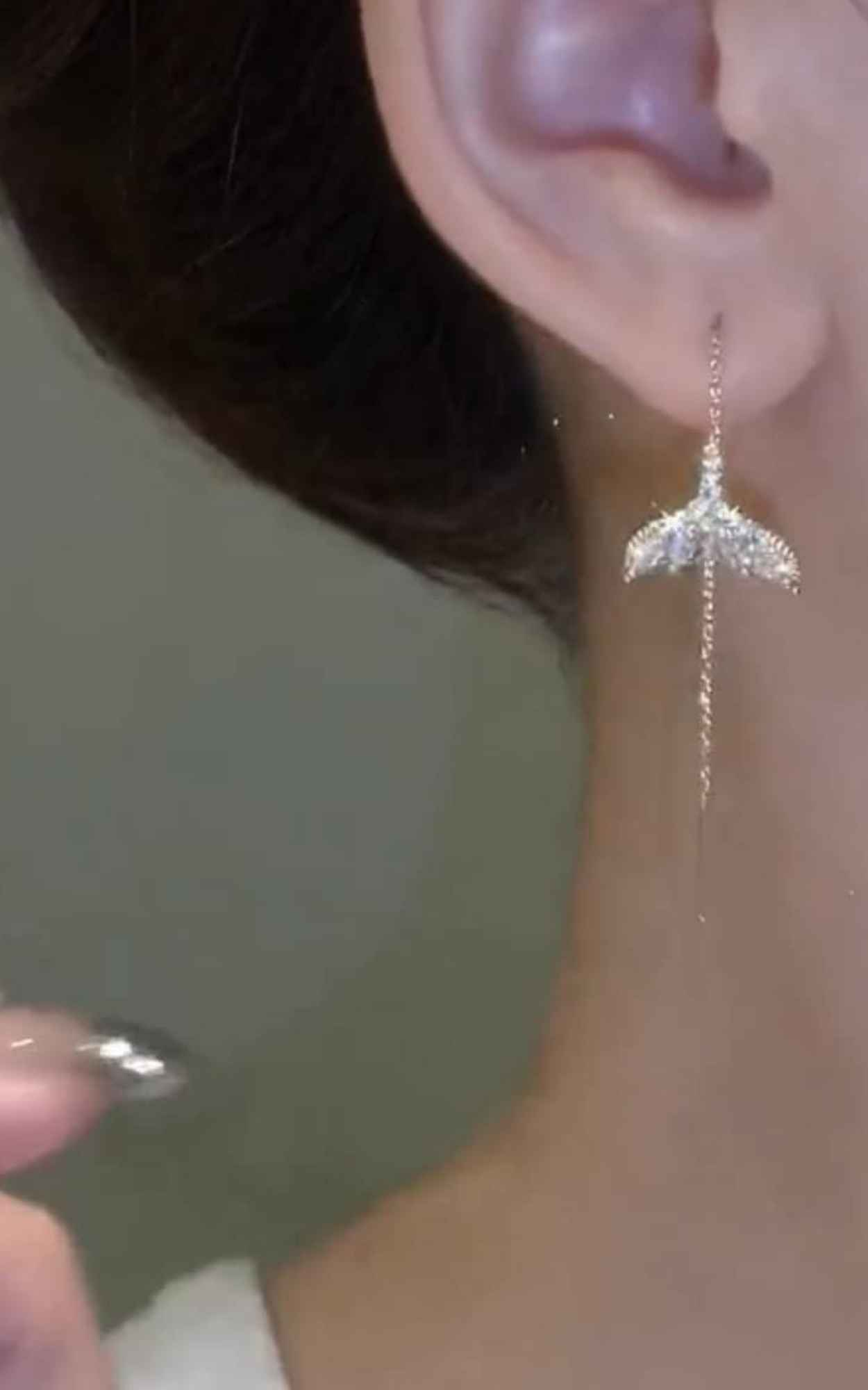Marquise fish tail Earrings