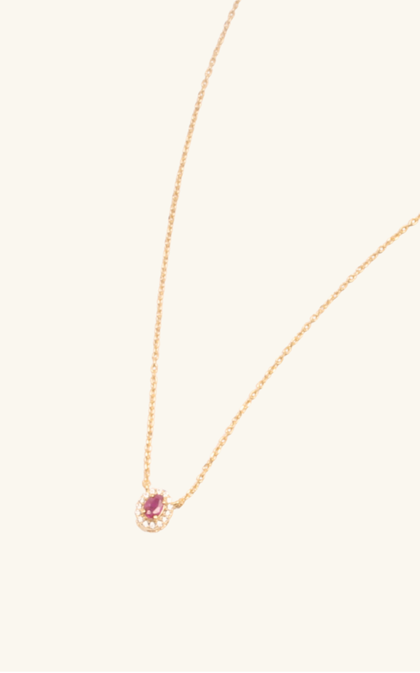 Mini Royal Gemstone Necklace