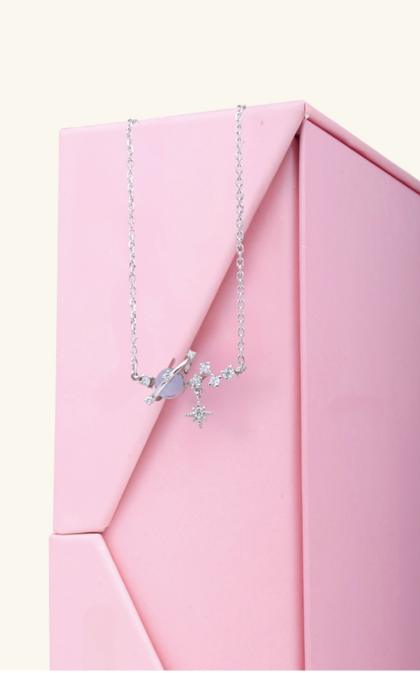 Moon stone necklace