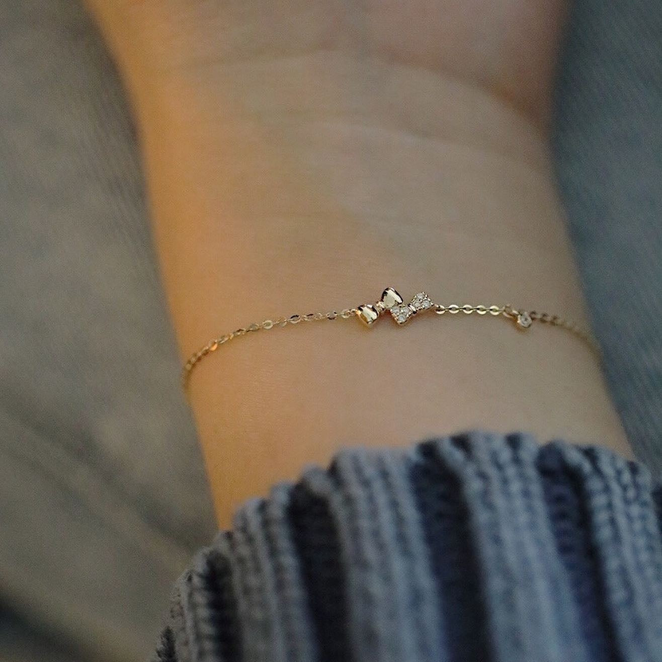 Dual Bow Bracelet