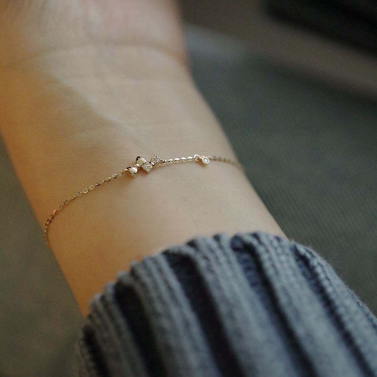 Dual Bow Bracelet