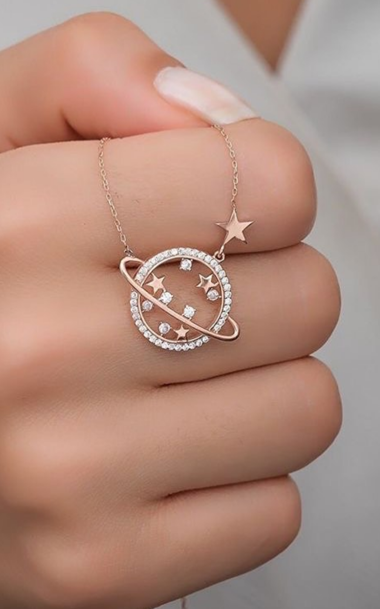 Planet Star Necklace