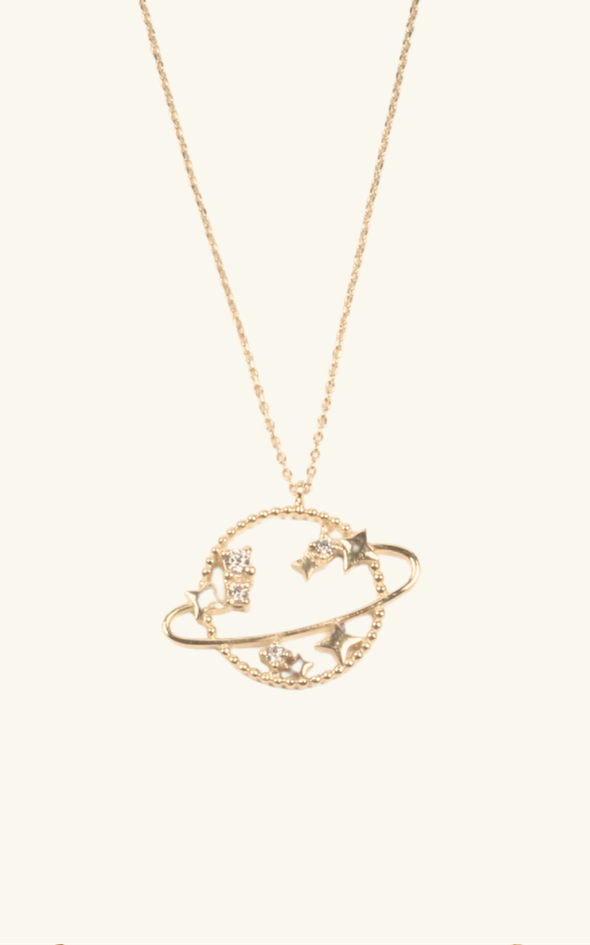 Collier Étoiles de Saturne