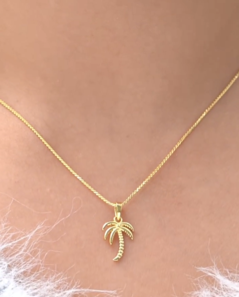 Palm paradise necklace