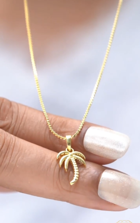 Palm paradise necklace