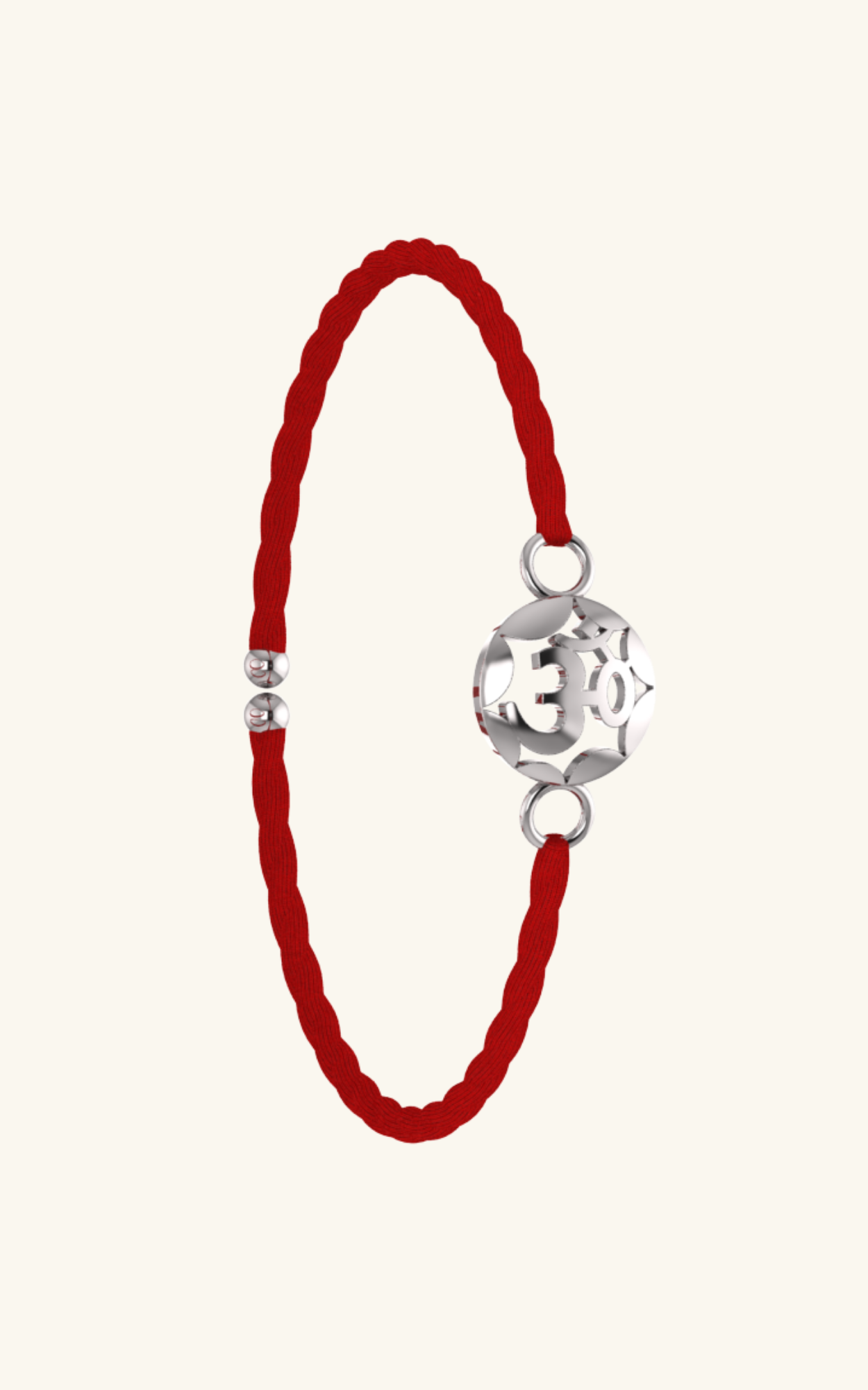 Silver Divine Blessing Rakhi