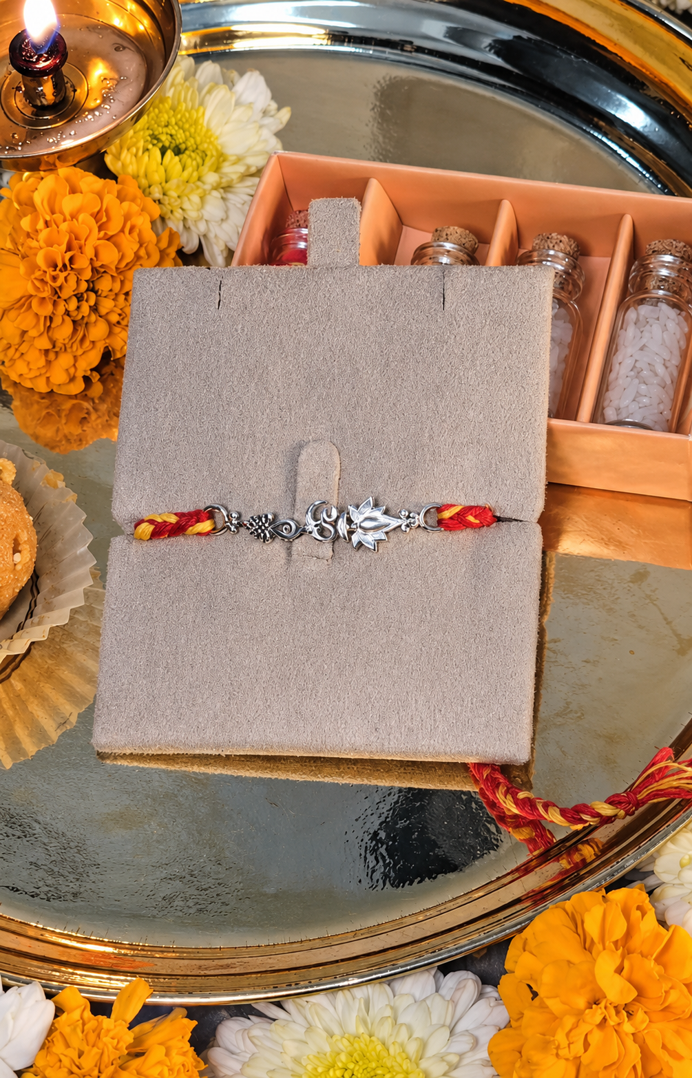 Silver Divya Bandhan Rakhi