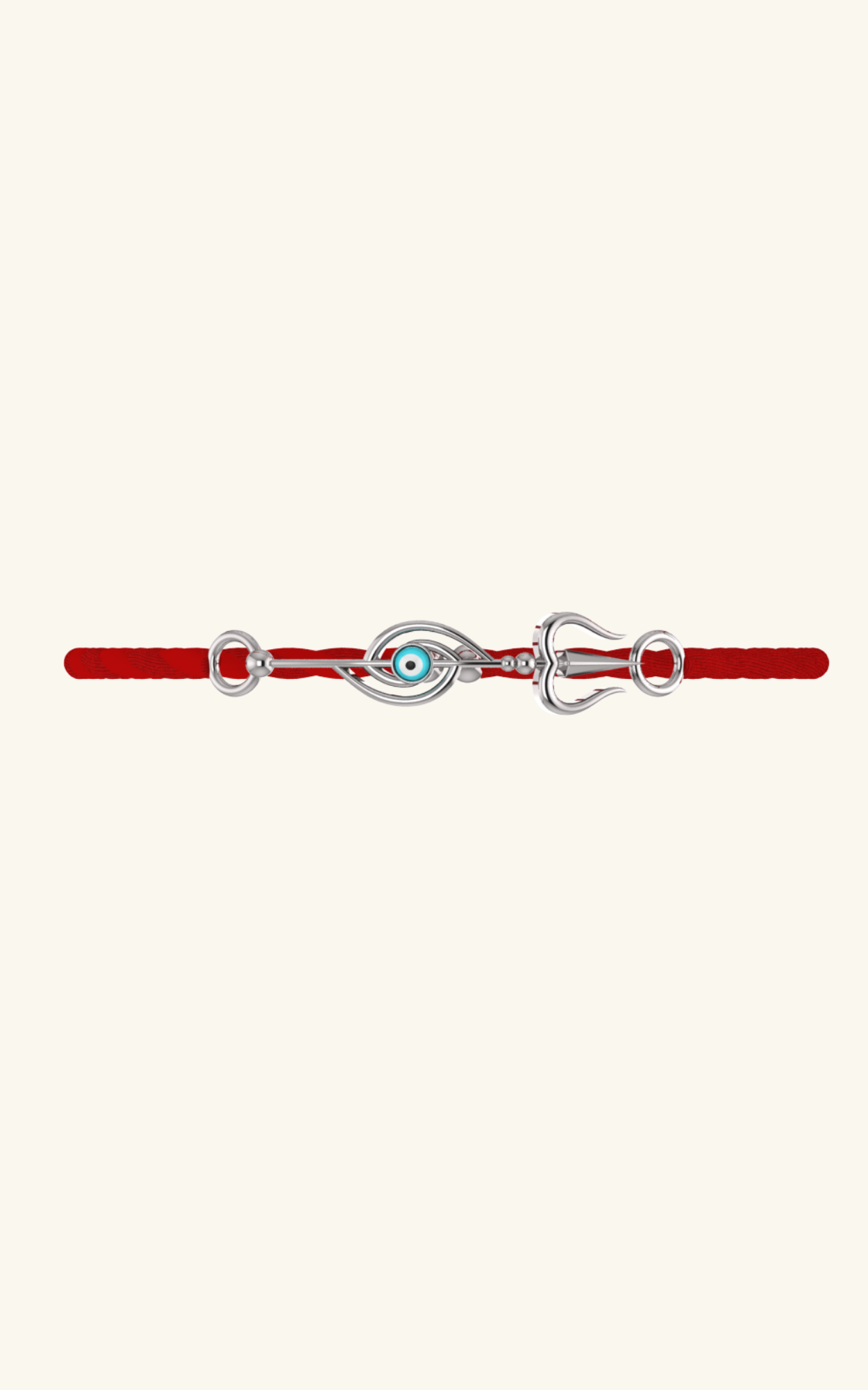 Silver Mahakaal Rakhi