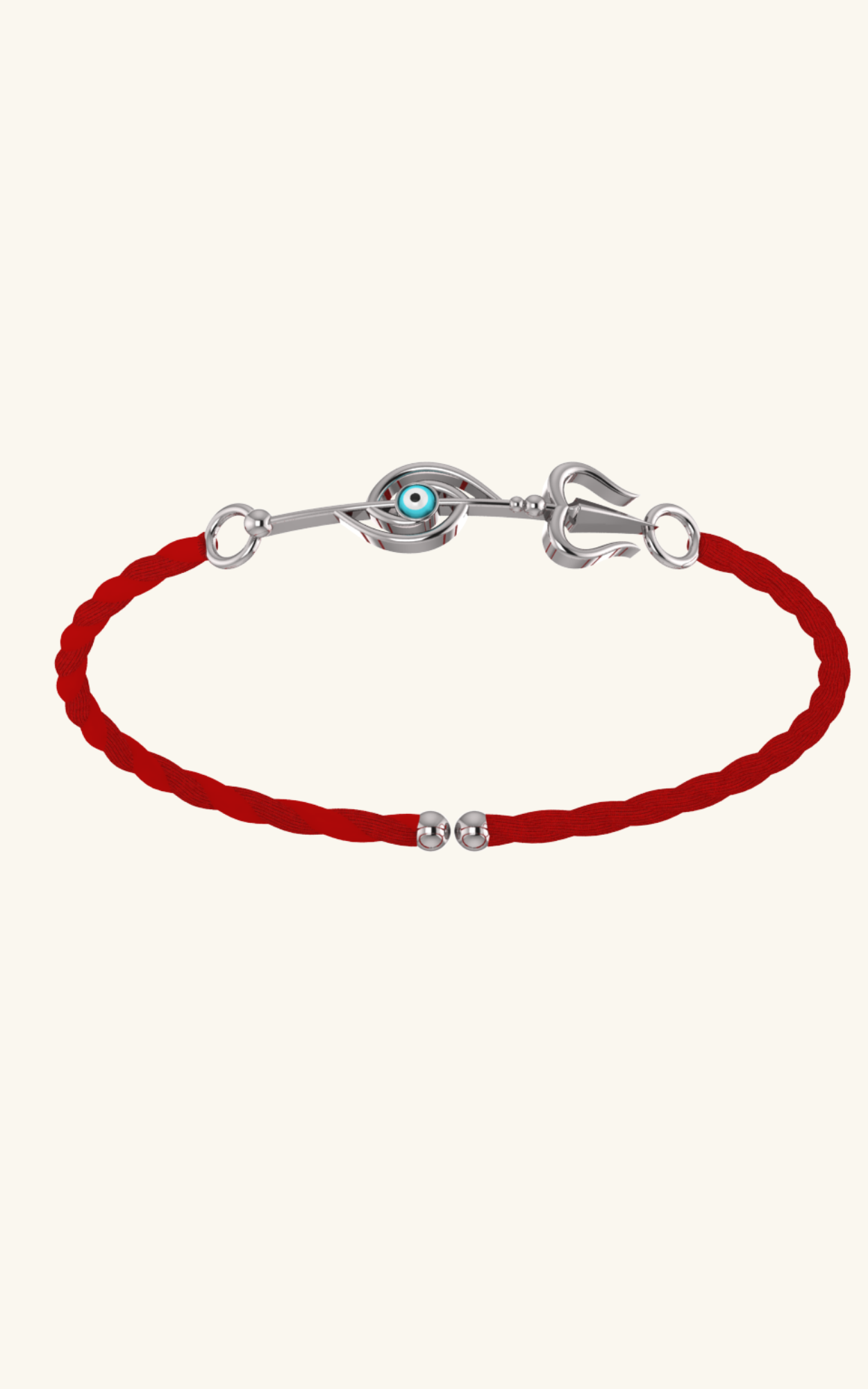 Silver Mahakaal Rakhi