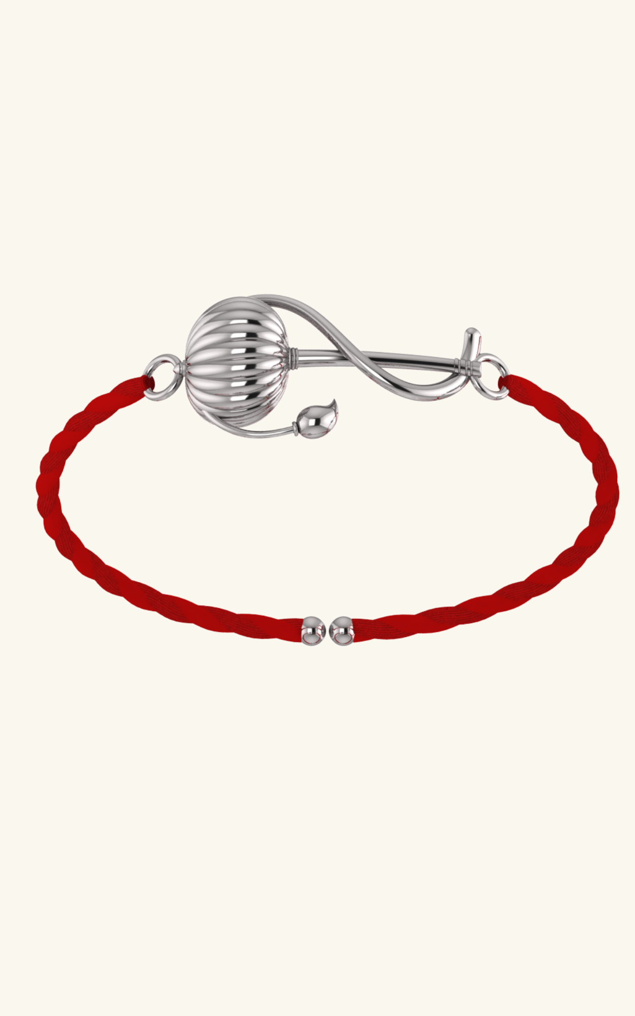 Silver Shakti Gada Rakhi