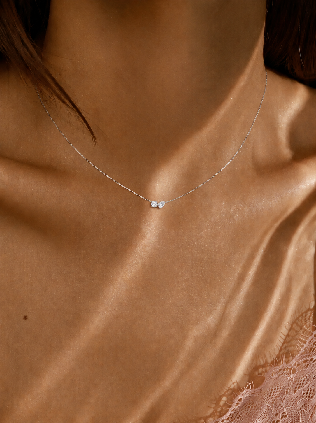Tiny Diamond Pendant