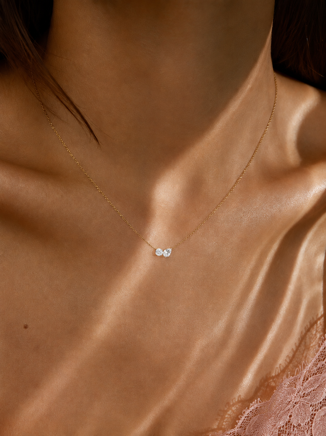 Tiny Diamond Pendant
