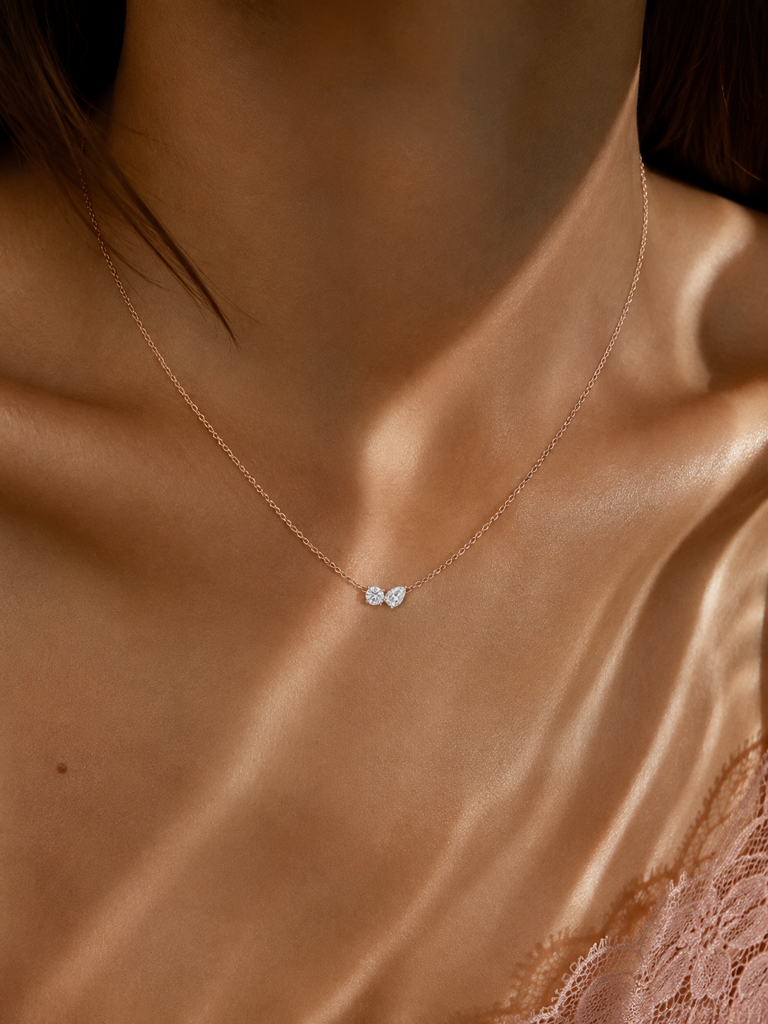 Tiny Diamond Pendant