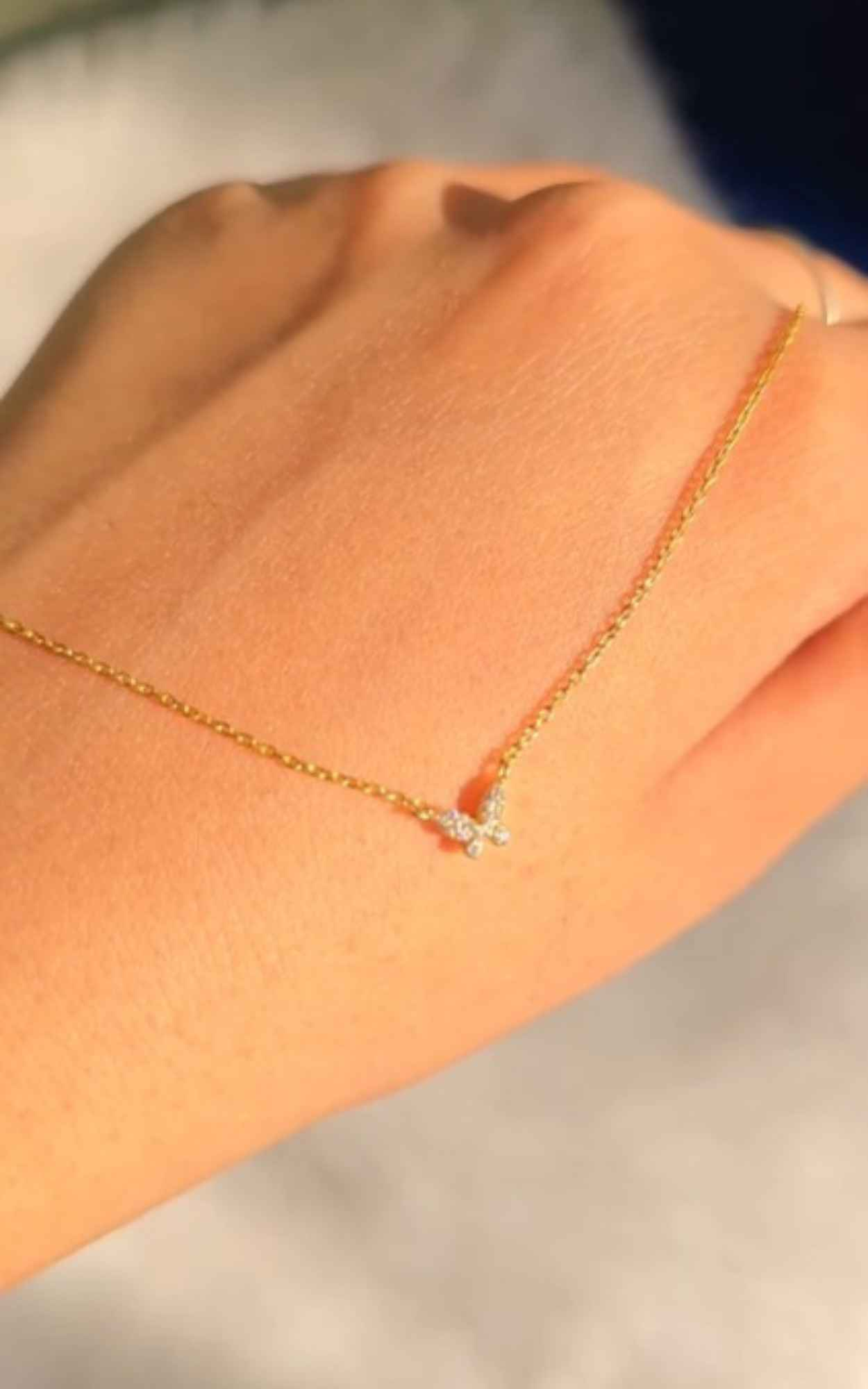 Dainty Butterfly Necklace