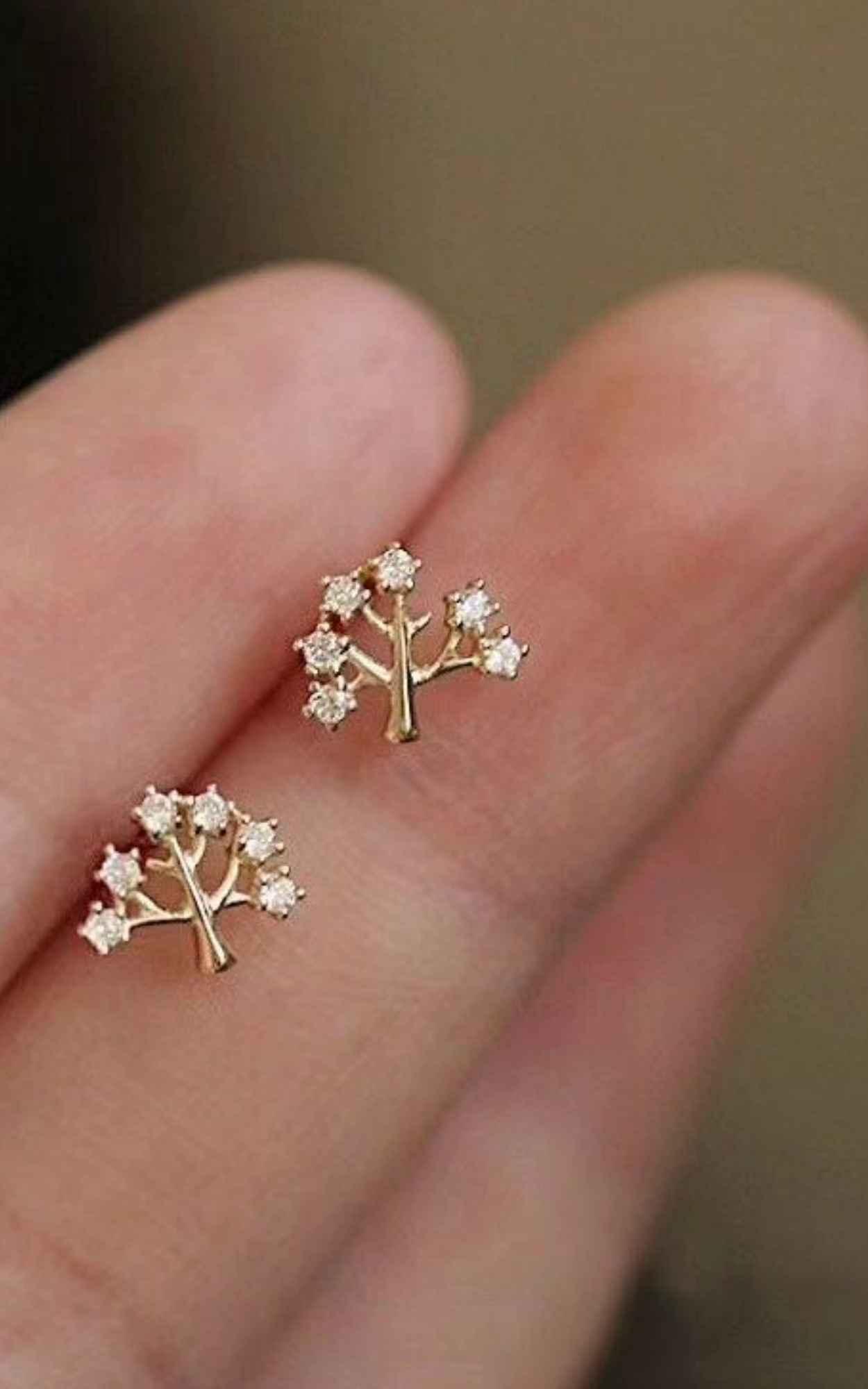 Dainty Tree Earrings