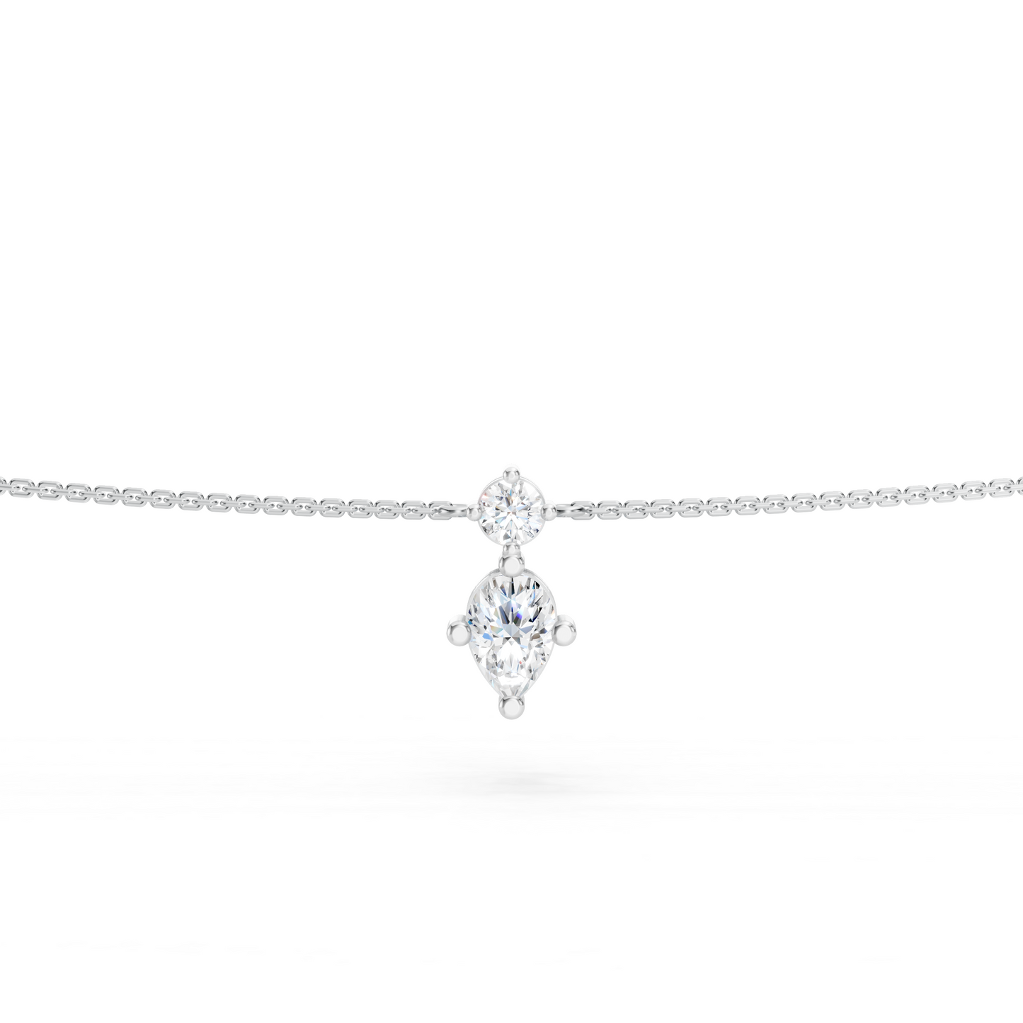 Pear drop waist chain
