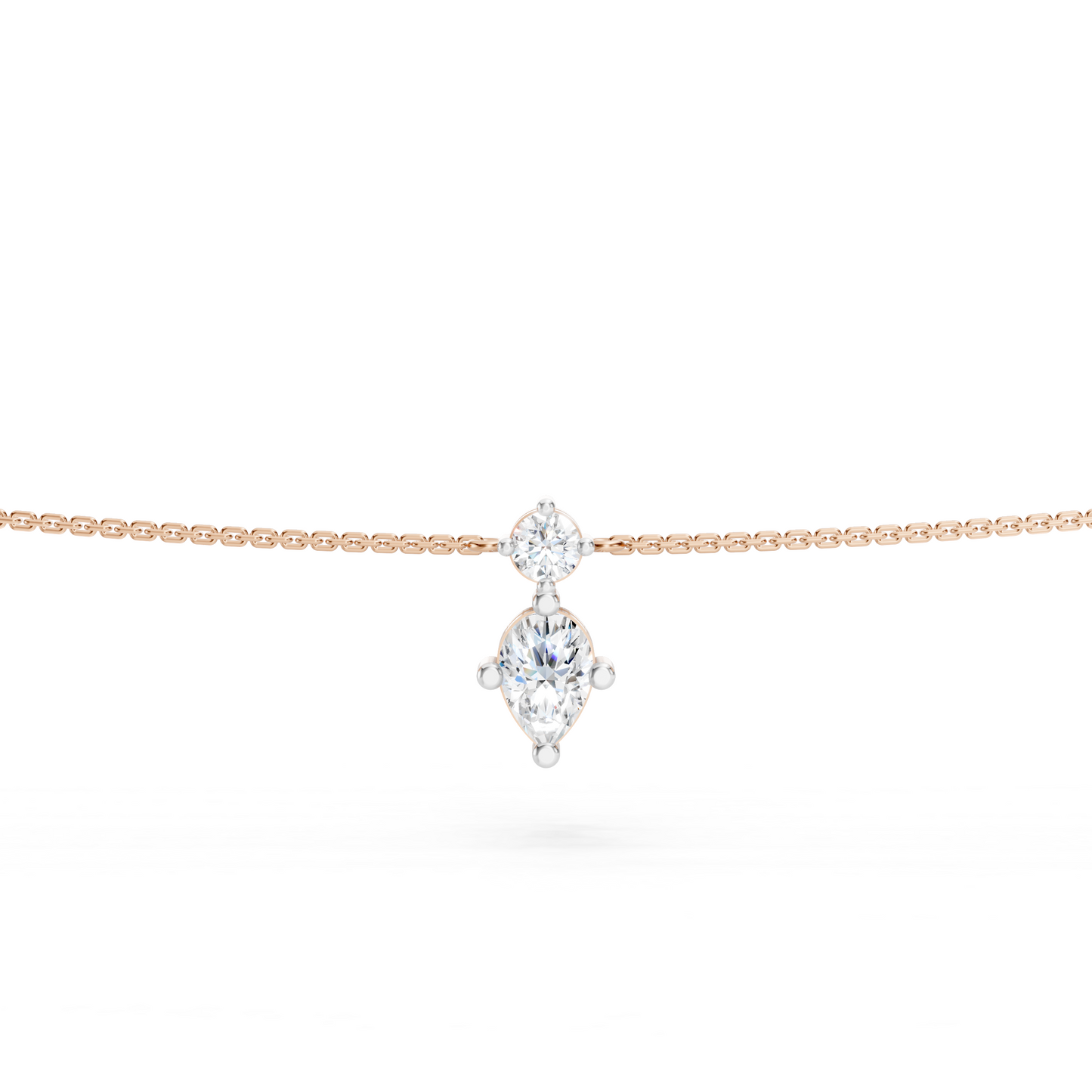 Pear drop waist chain