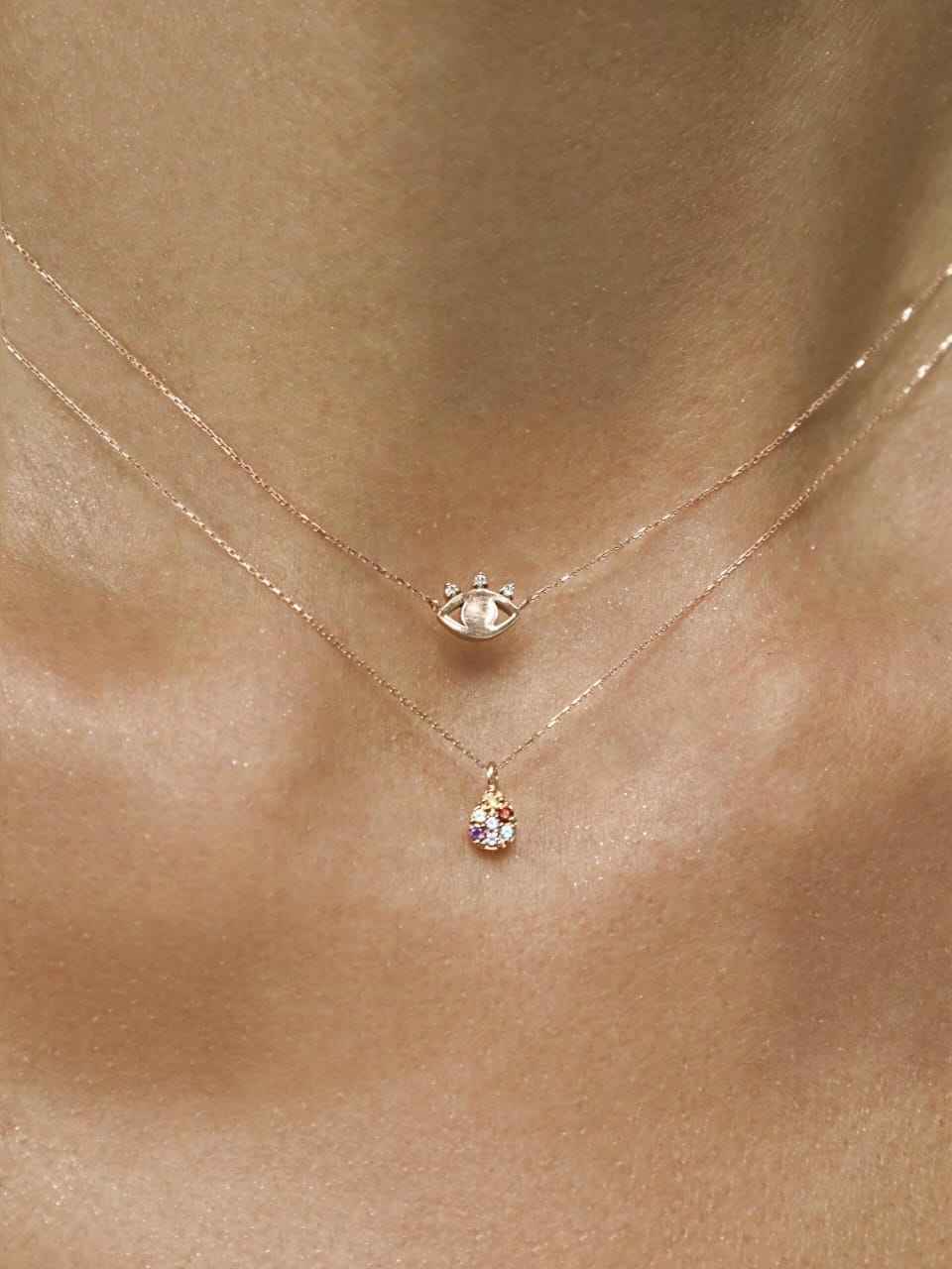 925Silver Evil eye necklace