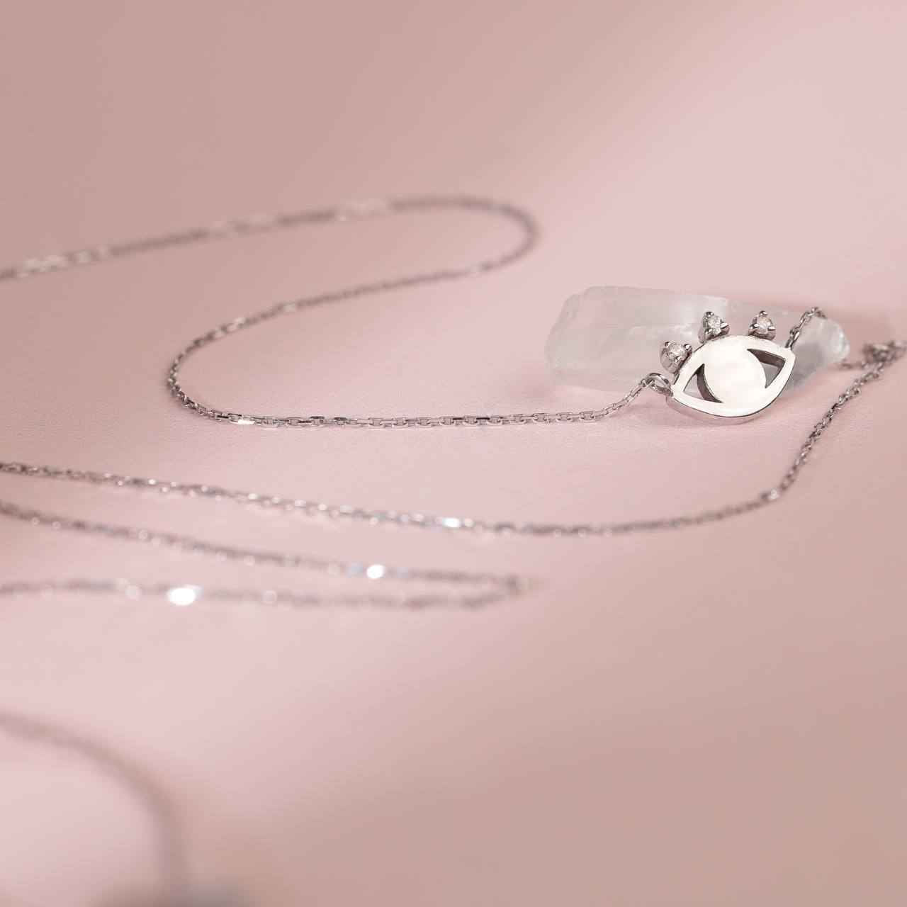 925Silver Evil eye necklace