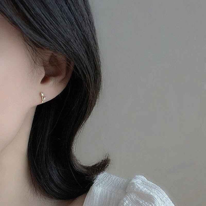 Marquis Rose Earrings