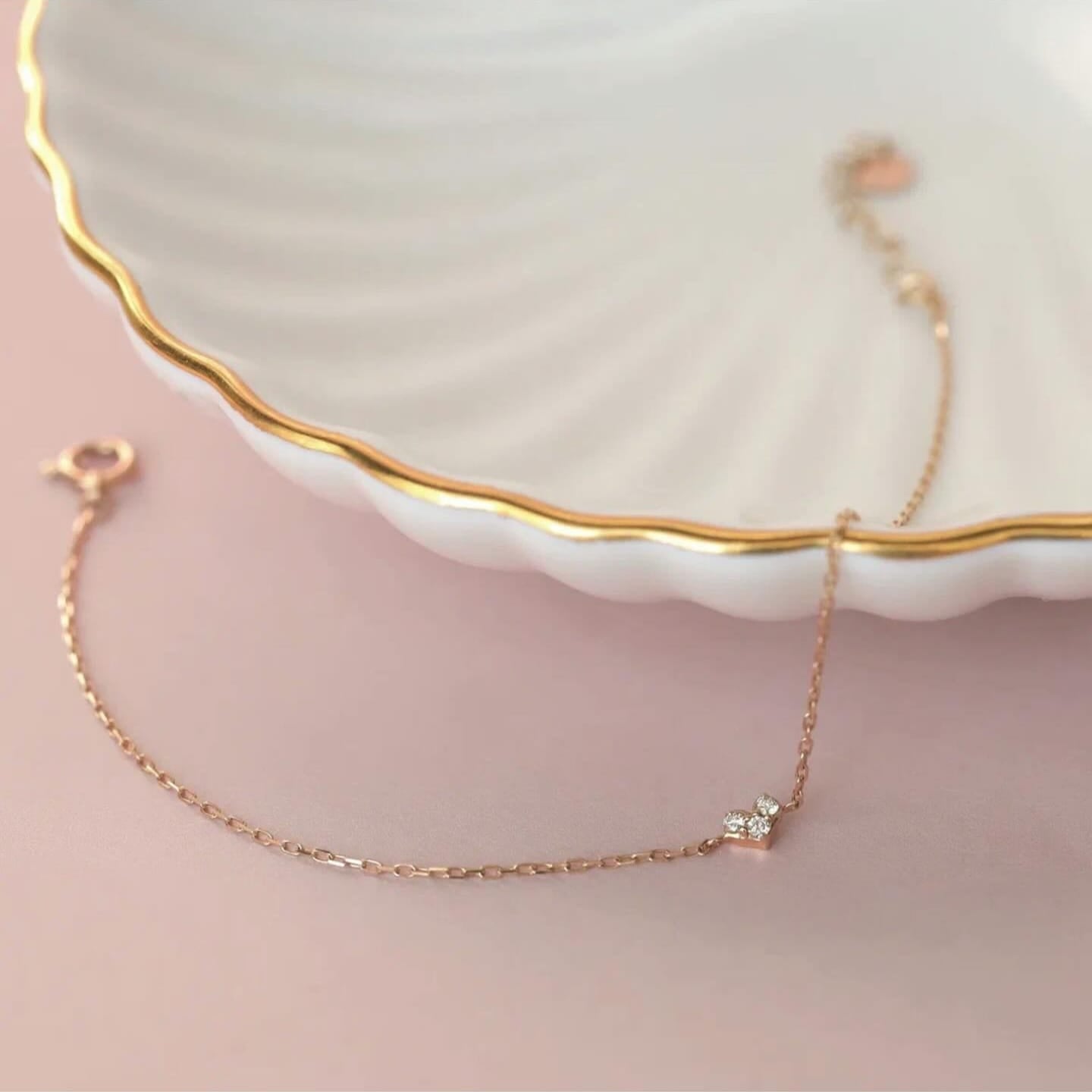 Micro Diamond heart Bracelet