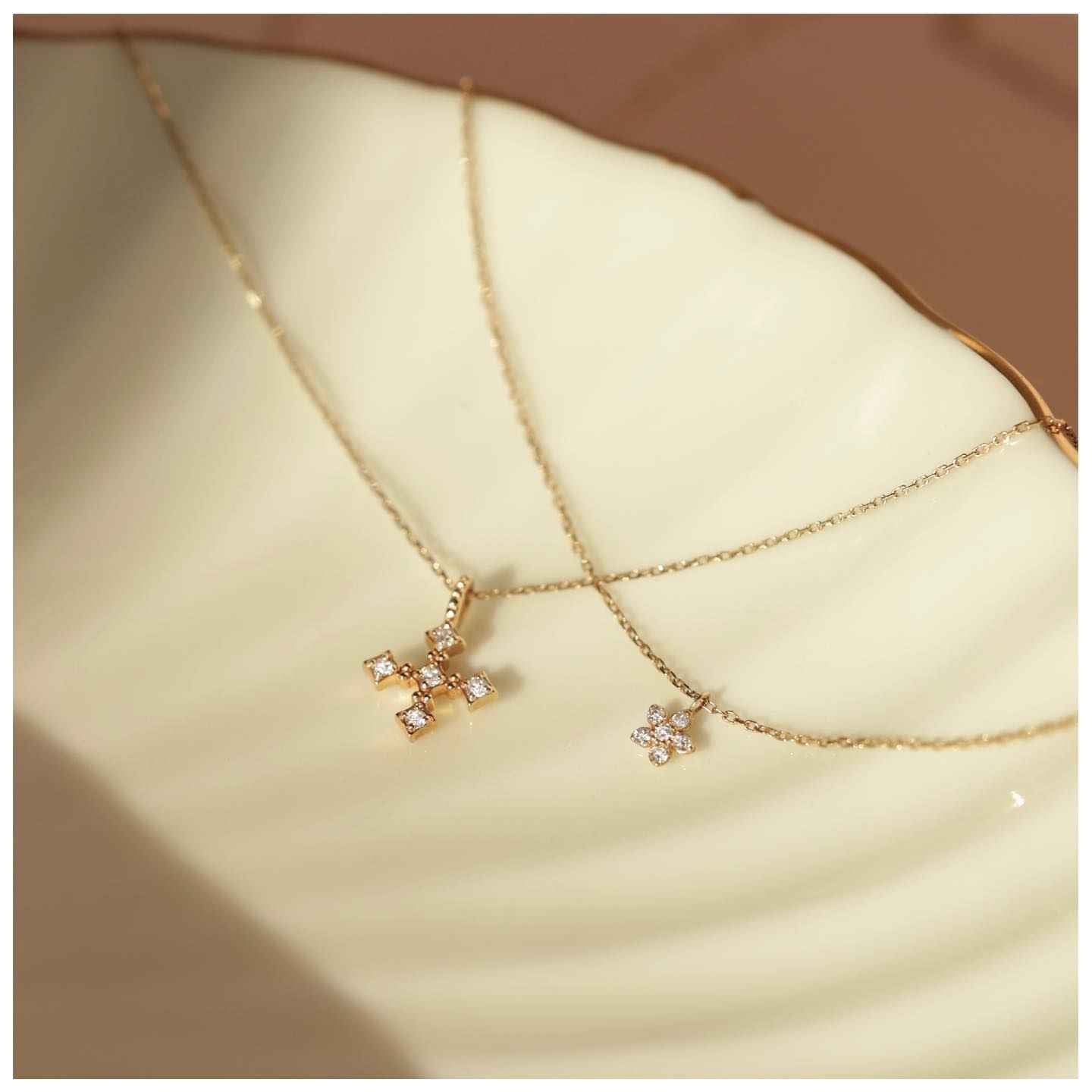 925Silver Mini Flower necklace