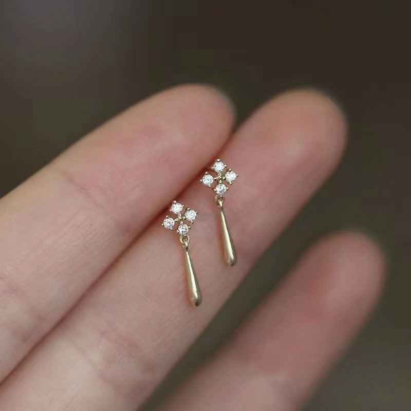 925Silver Mini Celestial Drop Earrings