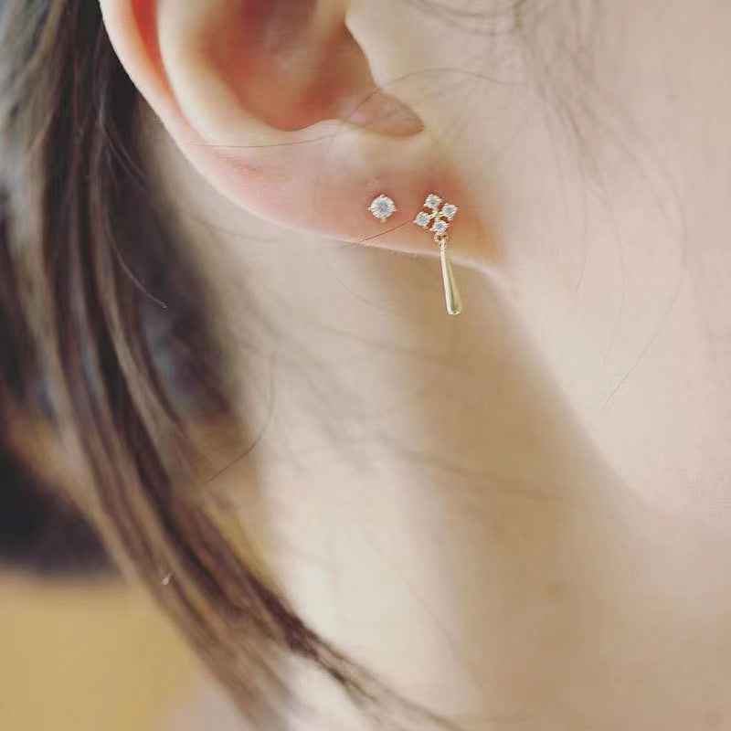 925Silver Mini Celestial Drop Earrings