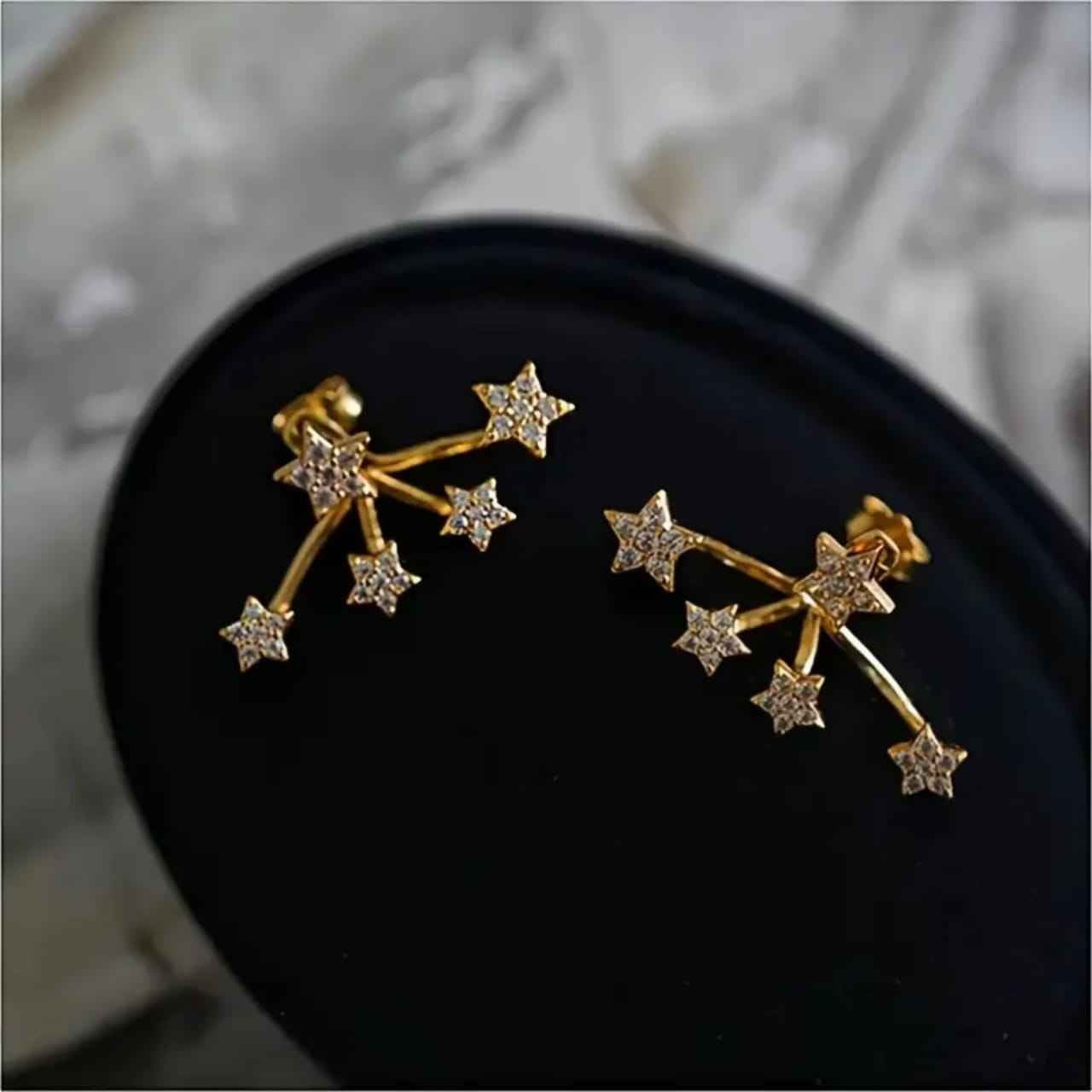 925Silver Celestial Star Earrings