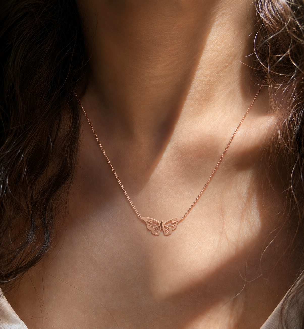 Collier Croquis Papillon
