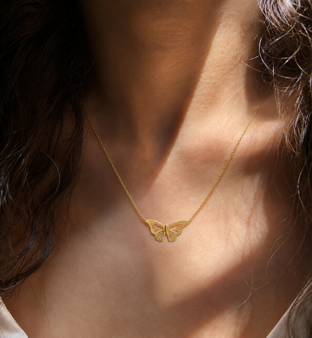 Collier Croquis Papillon