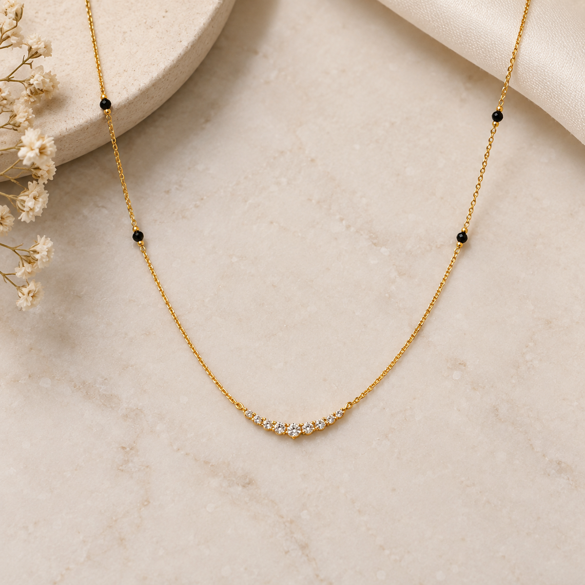 Diamond Crescent Mangalsutra
