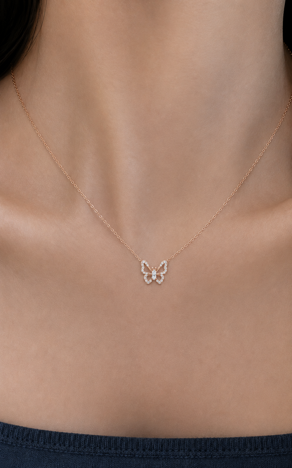 Dainty Butterfly Necklace