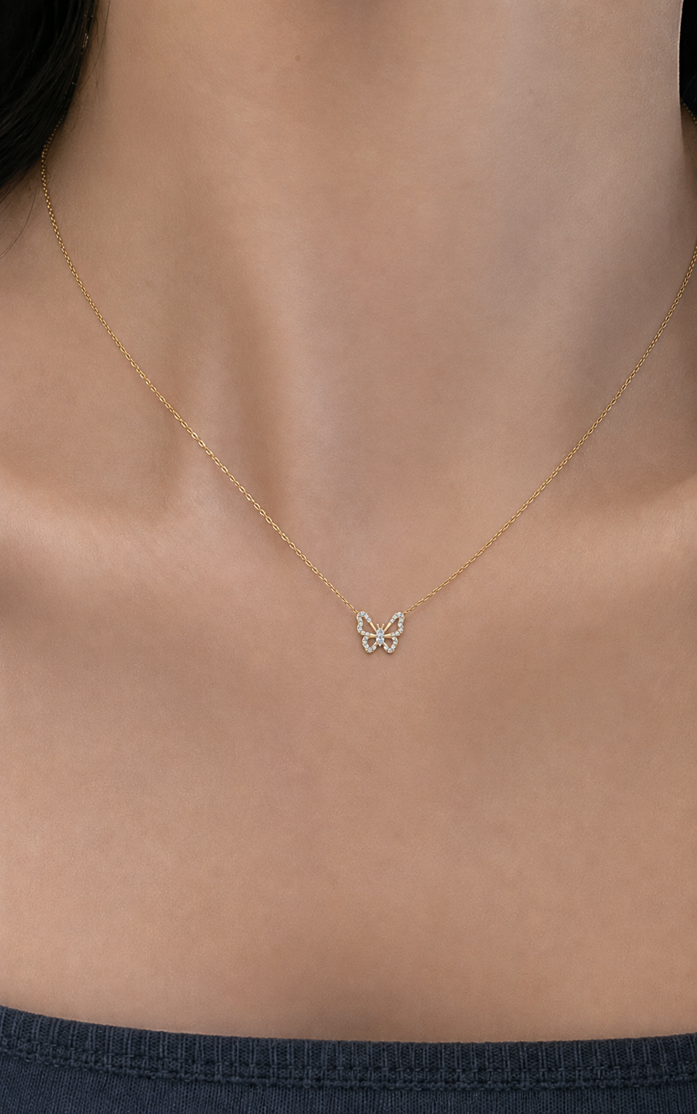 Dainty Butterfly Necklace
