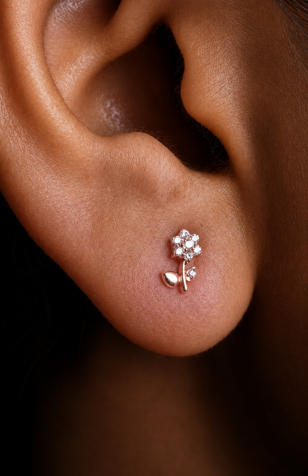 Dainty Flower Stud Earrings