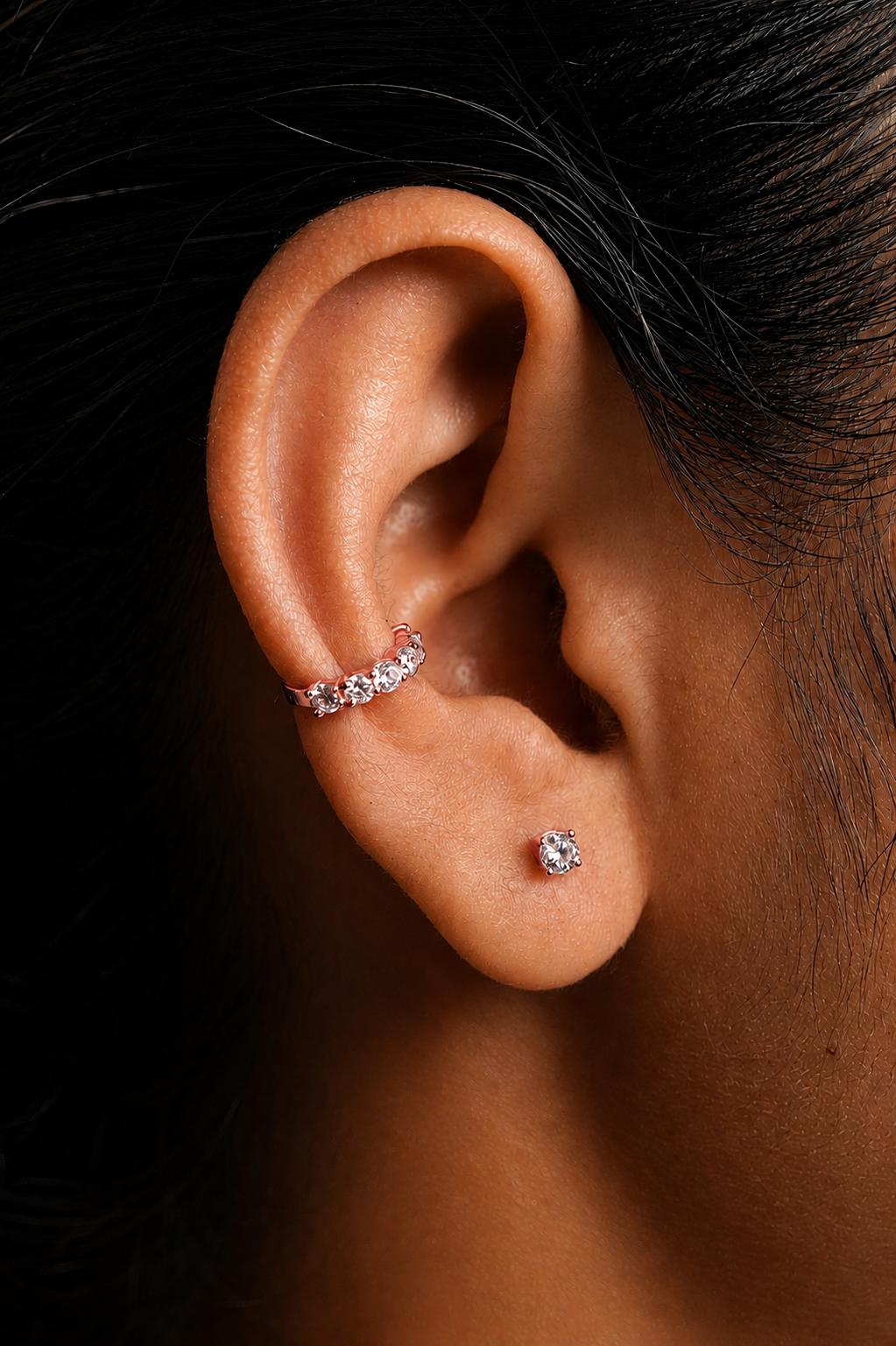 Diamond Conch Earrings