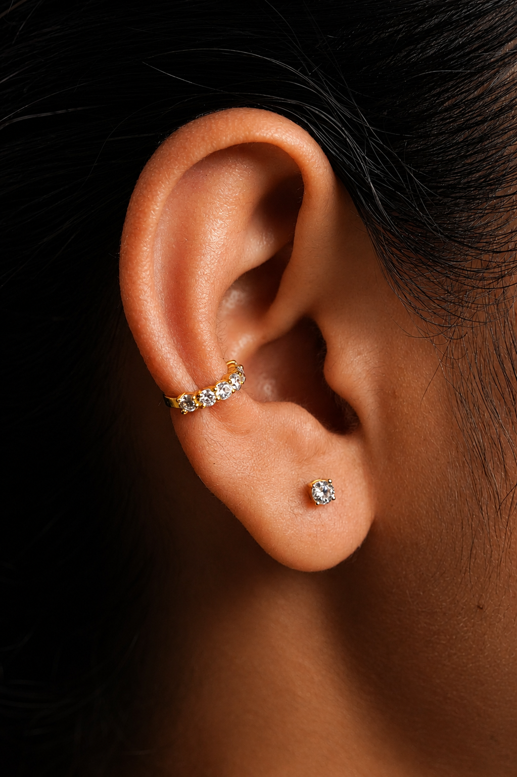 Diamond Conch Earrings