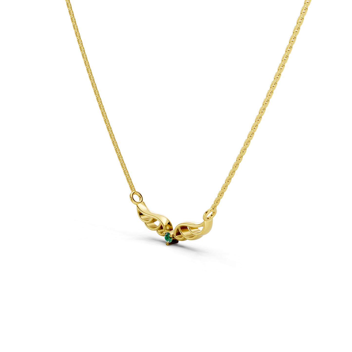 Emerald Wings Necklace