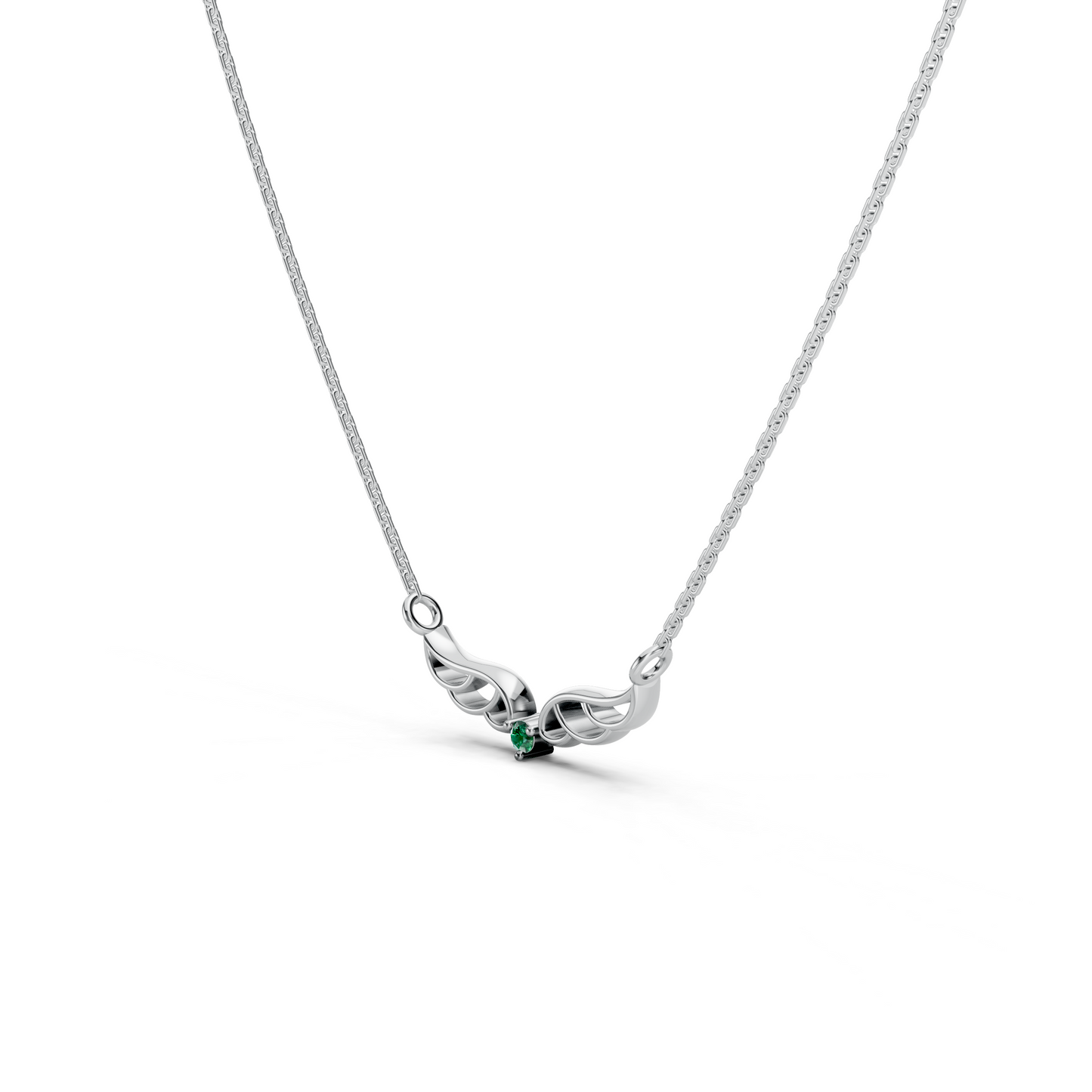Emerald Wings Necklace