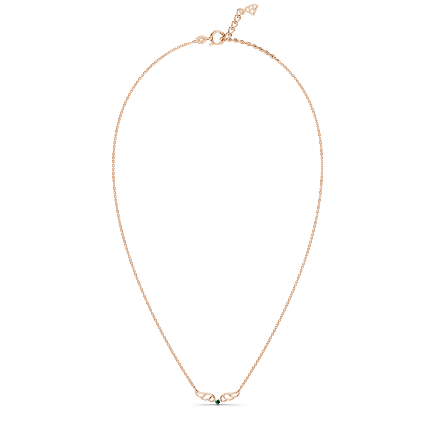 Emerald Wings Necklace