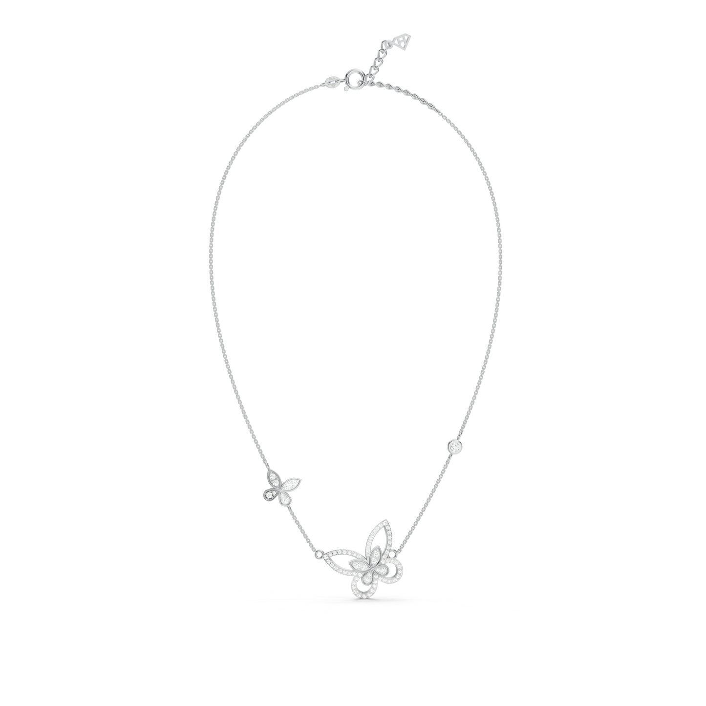 Dual Butterfly Necklace