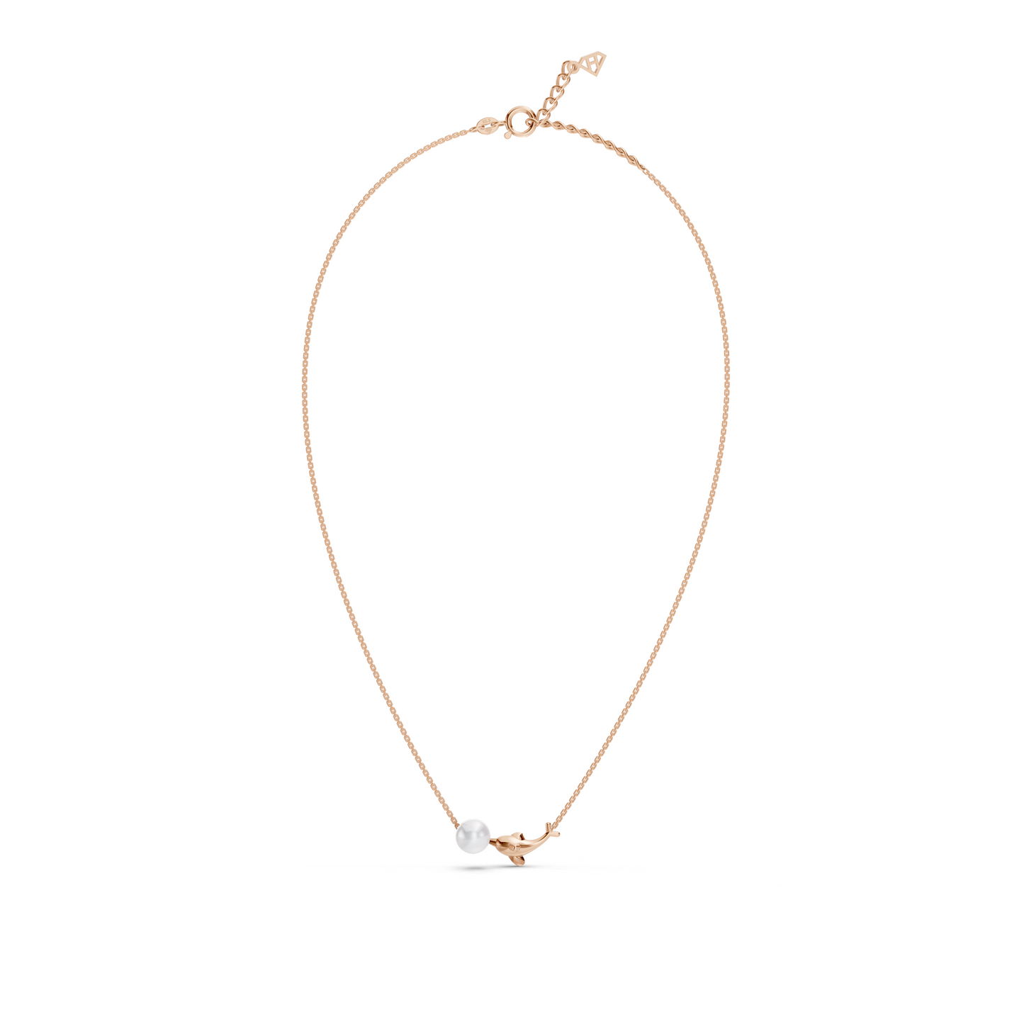 Dolphin Pearl Necklace
