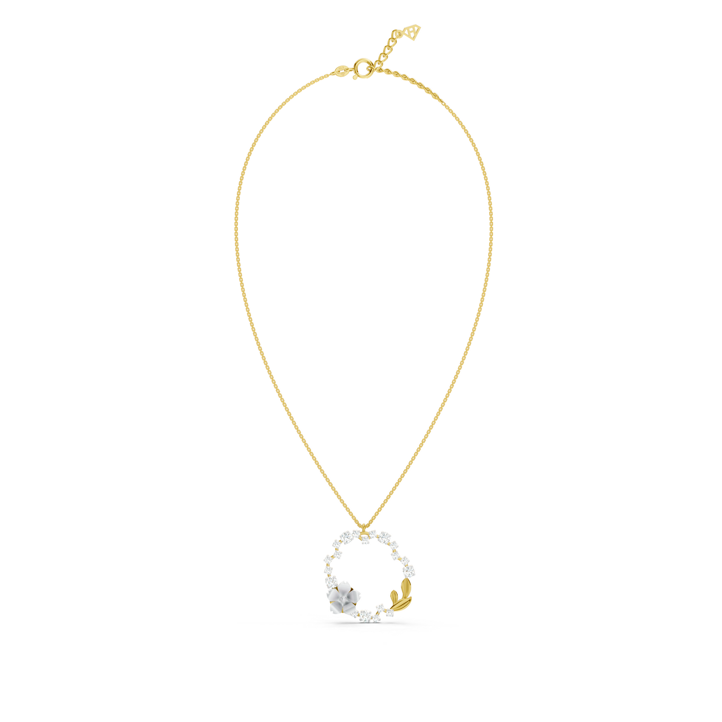 Collier de fleurs blanches de rêve