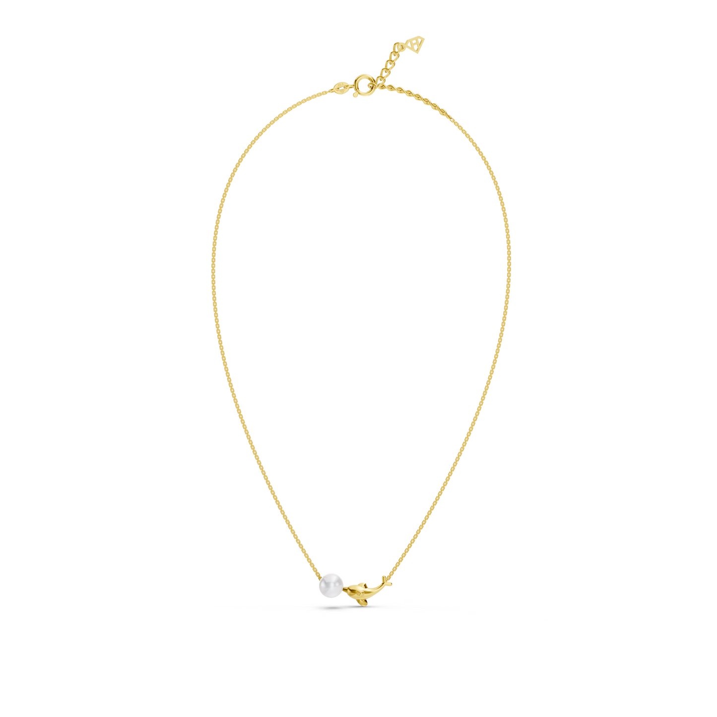Dolphin Pearl Necklace