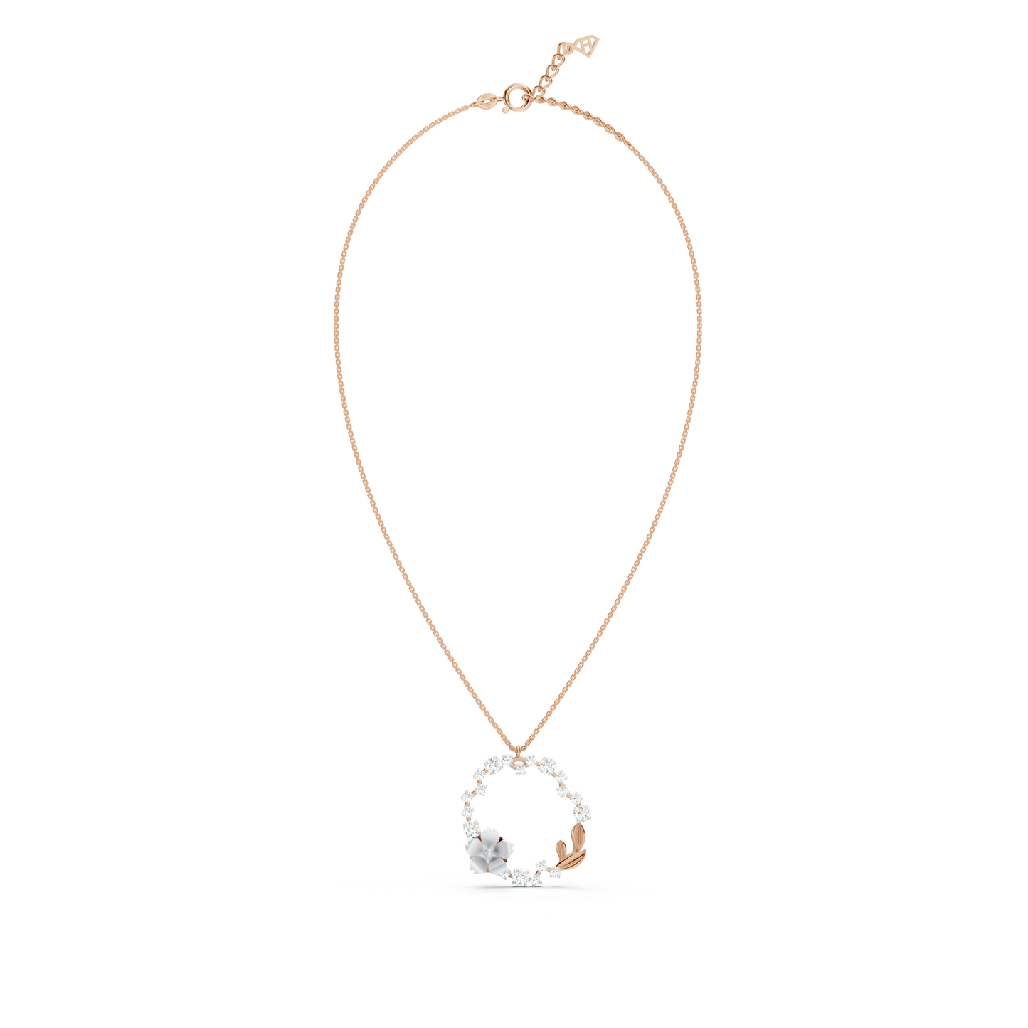 Collier de fleurs blanches de rêve